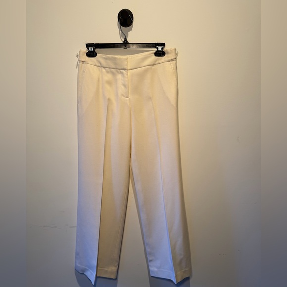 Tory Burch Cream Wool Trousers